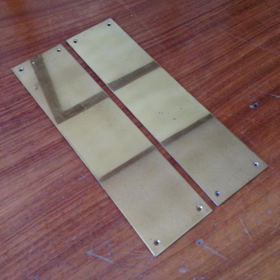 Reclaimed Brass Finger Plates