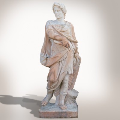 Hand carved marble statue of Caesar 9310