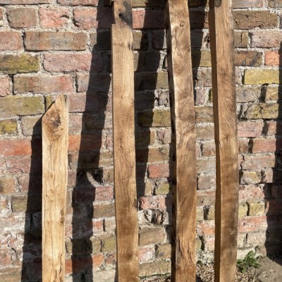 Reclaimed Oak and Elm Rafters/Braces 