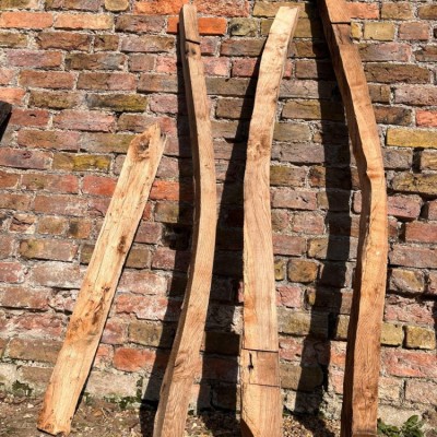 Reclaimed Oak and Elm Rafters/Braces 