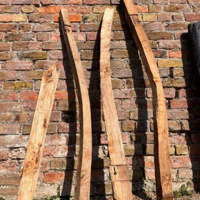 Reclaimed Oak and Elm Rafters/Braces 