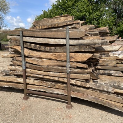 Reclaimed Oak and Elm Rafters/Braces 