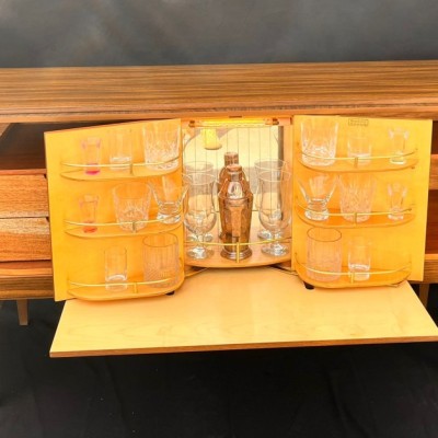 Beautility mid century cocktail cabinet
