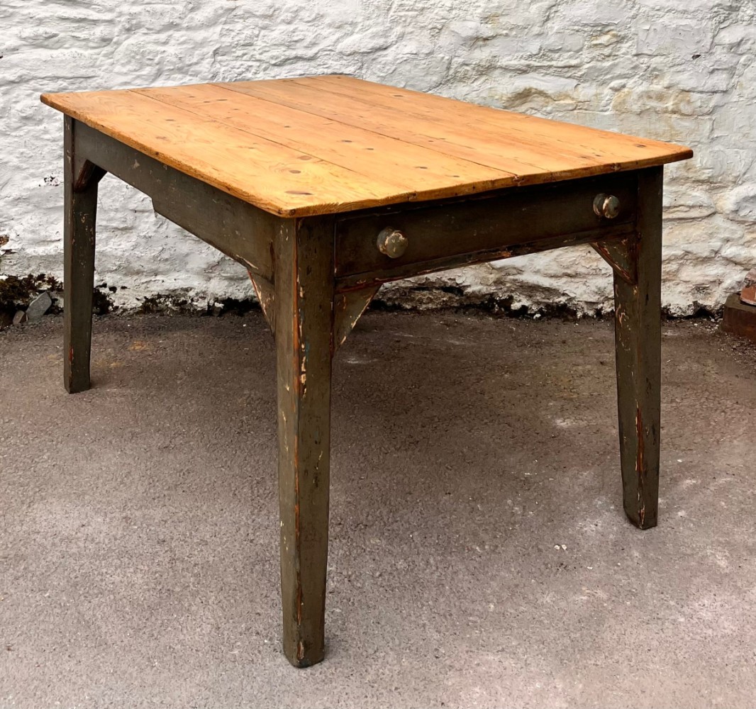 Antique farmhouse kitchen table | Reclaimed Materials