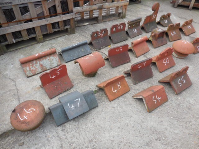 Reclaimed Quality Ridge tiles Large amounts tiles slates ch ...