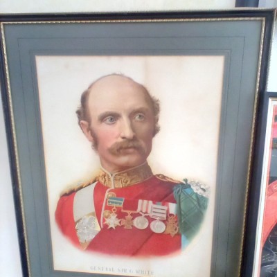 Portrait framed of General Sir G. White V.C.