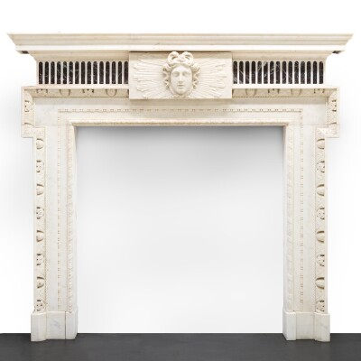 Splendid Antique Carved Marble Chimneypiece | William Kent