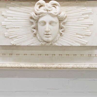 Splendid Antique Carved Marble Chimneypiece | William Kent