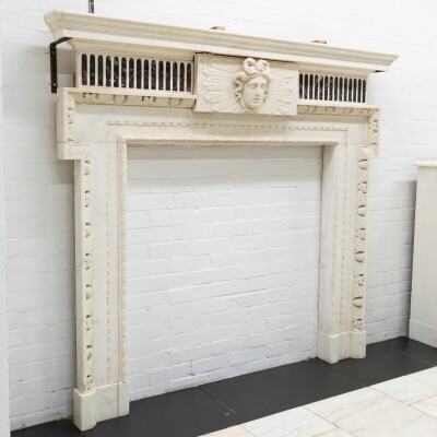 Splendid Antique Carved Marble Chimneypiece | William Kent