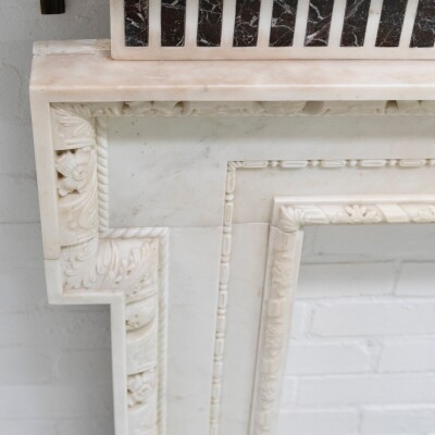 Splendid Antique Carved Marble Chimneypiece | William Kent