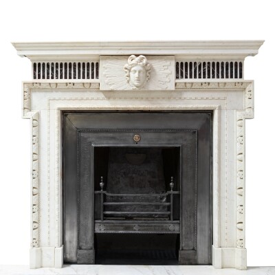 Splendid Antique Carved Marble Chimneypiece | William Kent