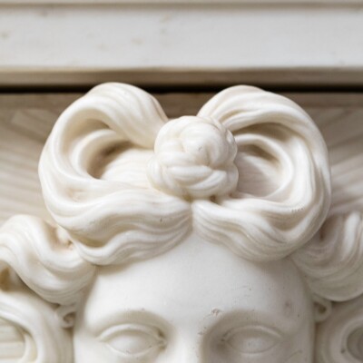 Splendid Antique Carved Marble Chimneypiece | William Kent