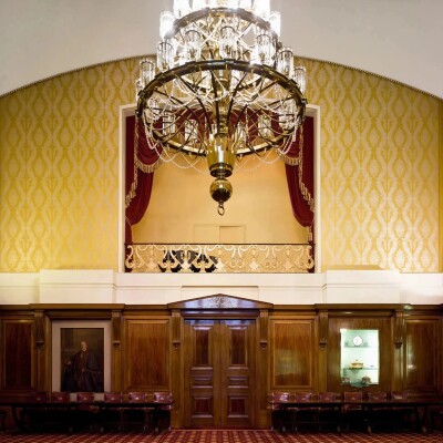 Giant Reclaimed Brass & Crystal Chandelier | >4m Tall