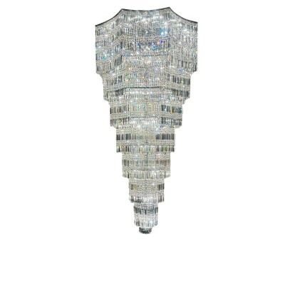 Reclaimed Grand Eight Tier Centre Piece Chandelier | 2.9 Meters High x 1.3 Meter