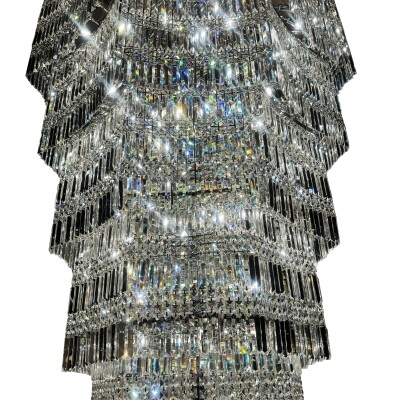 Reclaimed Grand Eight Tier Centre Piece Chandelier | 2.9 Meters High x 1.3 Meter