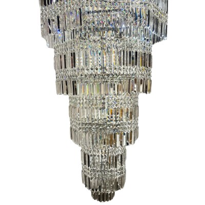 Reclaimed Grand Eight Tier Centre Piece Chandelier | 2.9 Meters High x 1.3 Meter