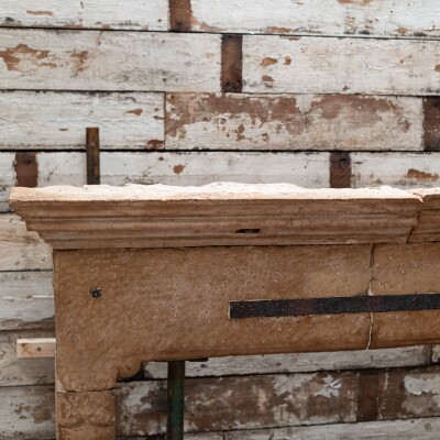 Impressive Antique 18th Century English Stone Chimneypiece
