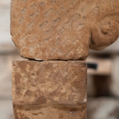Impressive Antique 18th Century English Stone Chimneypiece