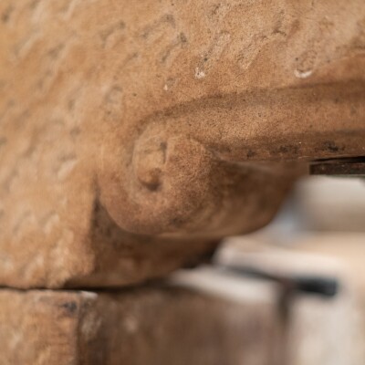 Impressive Antique 18th Century English Stone Chimneypiece