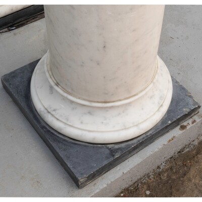 Reclaimed Carrara Marble Columns | Portico