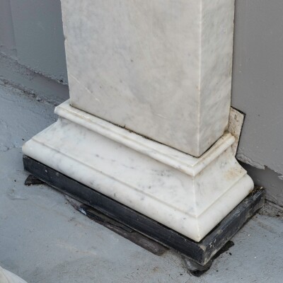 Reclaimed Carrara Marble Columns | Portico