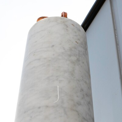 Reclaimed Carrara Marble Columns | Portico
