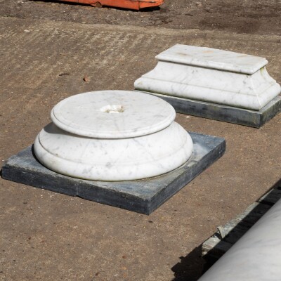 Reclaimed Carrara Marble Columns | Portico