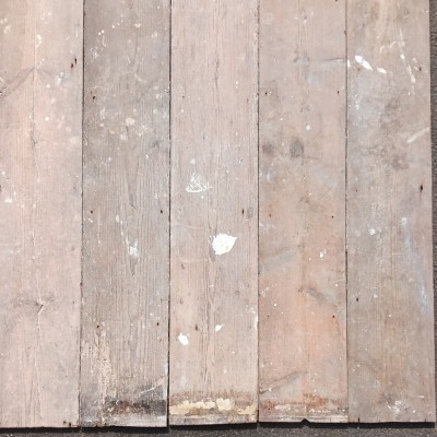 Antique wide plank pine floorboards