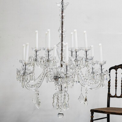 Large Antique Crystal Chandelier | Victoria Palace Theatre