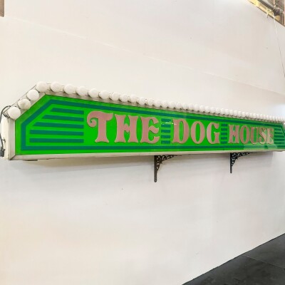 Large Vintage Fun Fair Light Bulb Sign | Pair Available