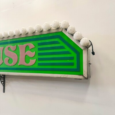 Large Vintage Fun Fair Light Bulb Sign | Pair Available