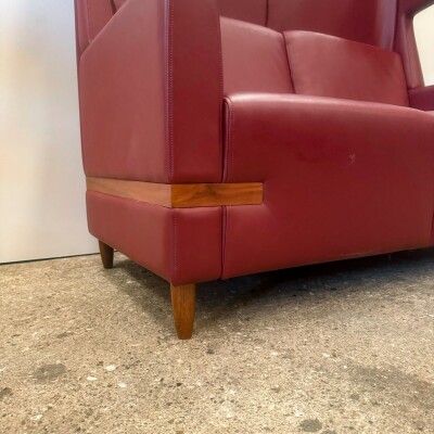 Art Deco Style High Back Booth Seats