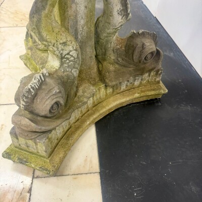 Antique Lead Garden Water Fountain