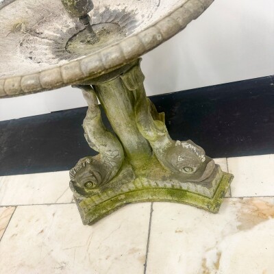 Antique Lead Garden Water Fountain