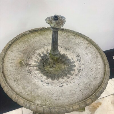 Antique Lead Garden Water Fountain
