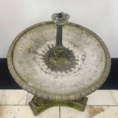 Antique Lead Garden Water Fountain