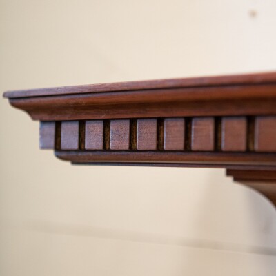Antique Carved American Walnut Fireplace Surround