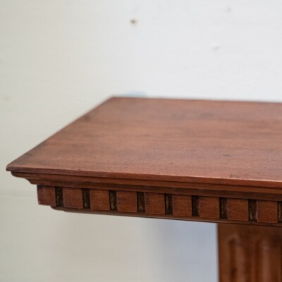 Antique Carved American Walnut Fireplace Surround
