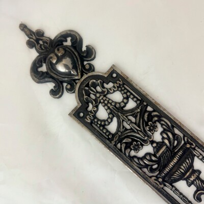 Reclaimed Victorian Style Cast Iron Finger Plates