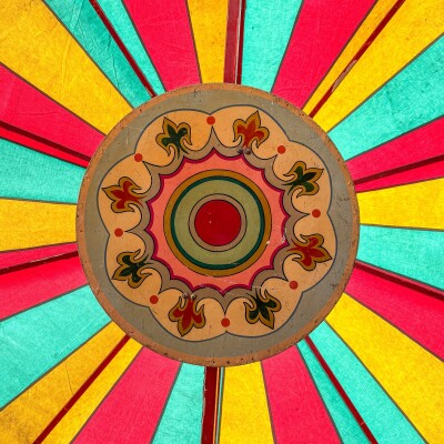 Vintage Fairground Roll-a-Ball Round Games Showman Tent