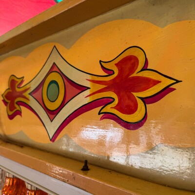 Vintage Fairground Roll-a-Ball Round Games Showman Tent