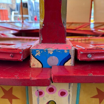Vintage Fairground Roll-a-Ball Round Games Showman Tent