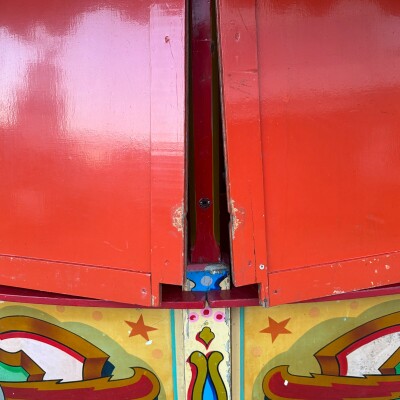 Vintage Fairground Roll-a-Ball Round Games Showman Tent