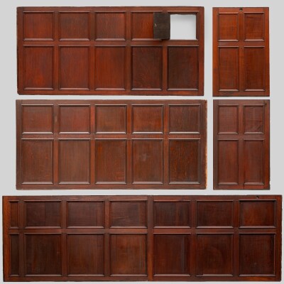 Antique 19th Century Oak and Elm Panelling | Panelled Room - 7 Panels