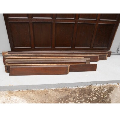 Antique 19th Century Oak and Elm Panelling | Panelled Room - 7 Panels