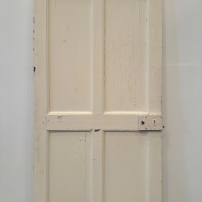 Georgian Solid Pine Panelled Door - 205cm x 85.5cm