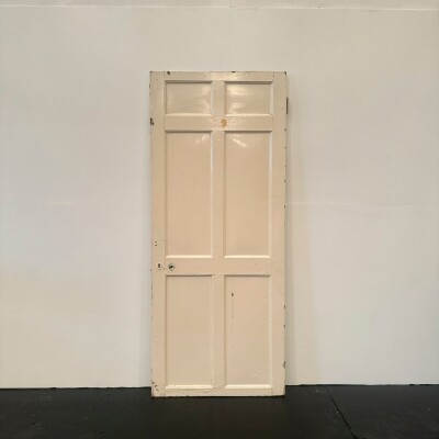 Georgian Solid Pine Panelled Door - 205cm x 85.5cm