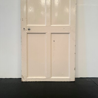 Georgian Solid Pine Panelled Door - 205cm x 85.5cm