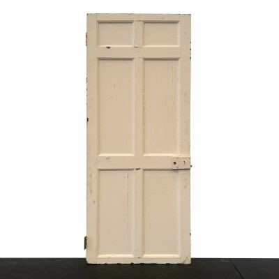 Georgian Solid Pine Panelled Door - 205cm x 85.5cm