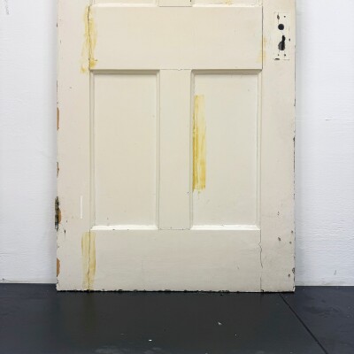 Antique Victorian Pine Door - 195.5cm X 76cm